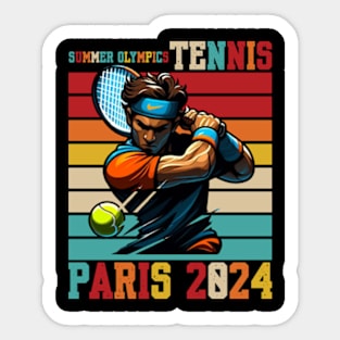 summer games tennis paris 2024 Sticker